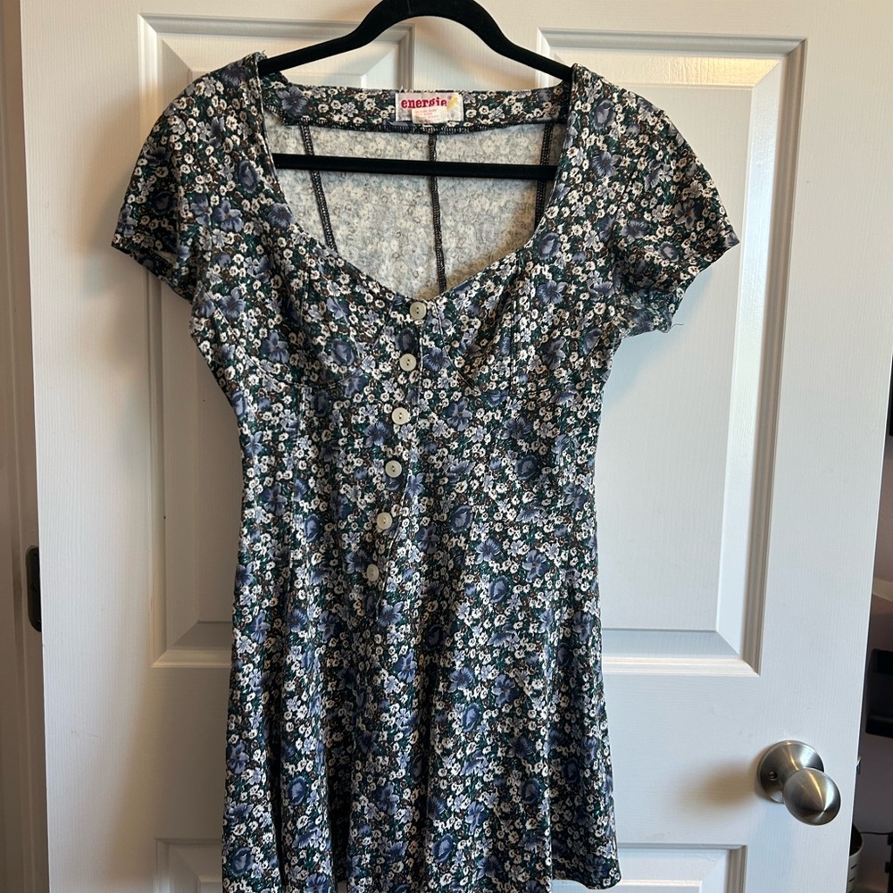 American Rag Blue Floral Dress